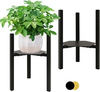 $34  2 Pack Adjustable Plant Stand  Hex Trays