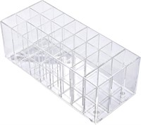 Case Box, 24 Spaces Clear Acrylic Makeup Organizer