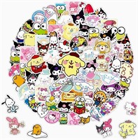 100Pcs Sanrio Mix Sticker for Kids,Cute Aesthetic