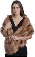 Lucky Leaf Women Luxurious Large Winter Faux Fur S