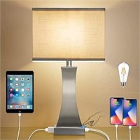 Table Lamp for Bedroom 3-Way Dimmable Touch Contro