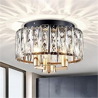 AGV LIGHTING CL002BB Crystal Flush Mount Ceiling L