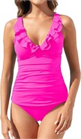 Yonique Womens Two Piece Swimsuits Ruffle Flounce