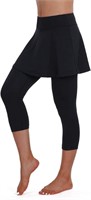 ANIVIVO Skirted Legging for Women, Yoga Legging wi