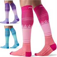 FITRELL 3 Pairs Compression Socks for Women and Me