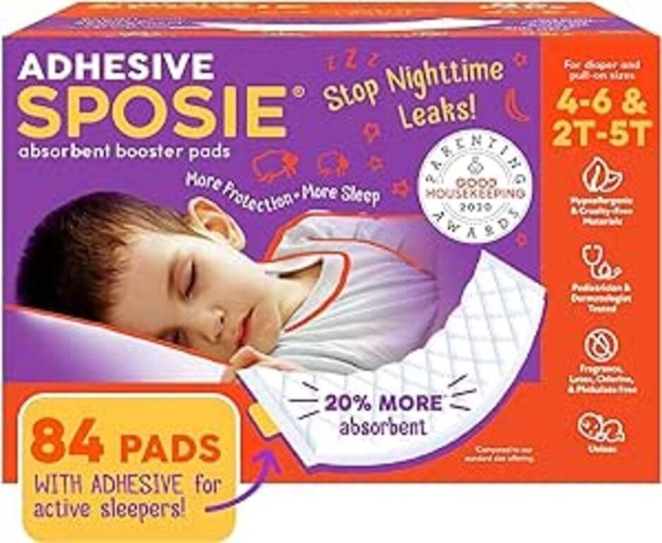 Sposie Diaper Booster Pads with Adhesive for Activ