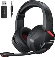 BINNUNE Wireless Gaming Headset with Microphone fo