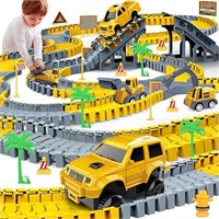 Kids Construction Toys 253 PCS Race Tracks Toy for