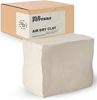 Old Potters Premium Air Dry Clay, White, 10 lbs, A