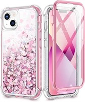 Caka Case Compatible for iPhone 13 Glitter Case, i