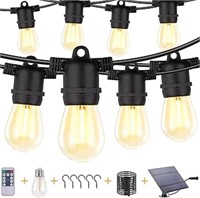 Dott Arts 48FT Solar Outdoor String Lights Waterpr