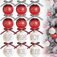 Christmas Decoration, 12pcs Christmas Balls Orname