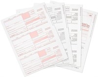 Blue Summit Supplies 1099-NEC 4-Part Tax Form Kit,