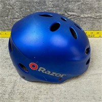 Youth RAZOR Helmet Blue Size Small