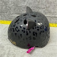 Krash Youth Leopard Kitty Bicycle Helmet Size Med.