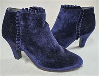 NEW Aerosoles Blue Velvet Ankle Boots 8.5