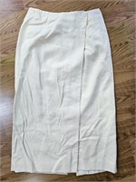 Vintage Talbot's Skirt USA Ivory, Pencil cut sz 6