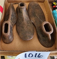 Cast Iron Cobbler Shoe Forms