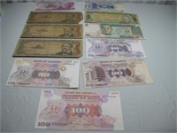 Old Foreign Currency Pictured