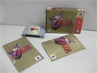 Zelda Nintendo 64 Game W/ Box & Manual Untested