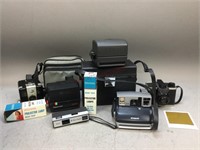 Vintage Polaroid Cameras, & More