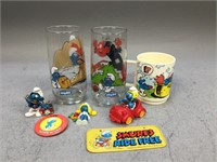 Smurf Glass Cups, Mug, Figure and More
