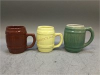 Ceramic Barrel Coffee Mugs