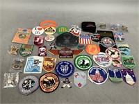 Assorted Patches, Pins and More