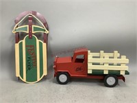 Hallmark Decorative Christmas Truck & Runner Sled