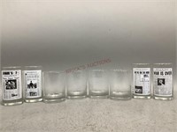 Clear Glass Collectible Drinking Glasses