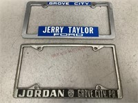 Jerry Taylor Ford & Jordan License Plate Frames