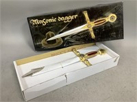Masonic Dagger in Original Box