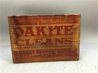 Oakite Cleans Wooden Crate
