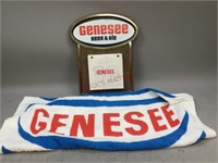 1982 Genesee Beer & Ale Calendar & Beach Towel