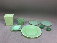 Jadeite Canister , Ashtray & More