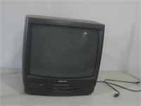 19" Orion TV/ Dvd Player Combo Powered On