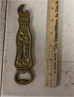 Metal Coke hand held bottle opener