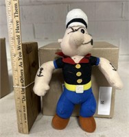 Play-by-play Popeye the Sailorman stuffed doll