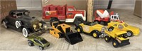 Misc lot of die cast & plastic cars and trucks