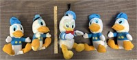 5 Donald Duck stuffed dolls