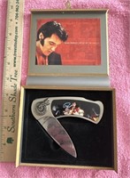 Stainless steel Elvis Presley knife