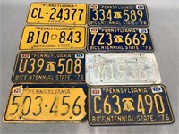 Vintage Pennsylvania License Plates