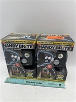 NEW Lot of 2- Handy Brite Cordless LED Spotlight