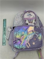 NEW Inmocean 5pc Backpack Set Unicorn Themed