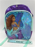 NEW Disney The Little Mermaid Backpack