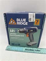 Blue Ridge 12V Max Rechargeable Drill & 7 Bits