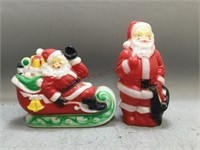 Vintage Santa Blowmolds