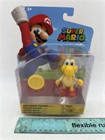 NEW Super Mario RED KOOPA WITH COIN Toy Set