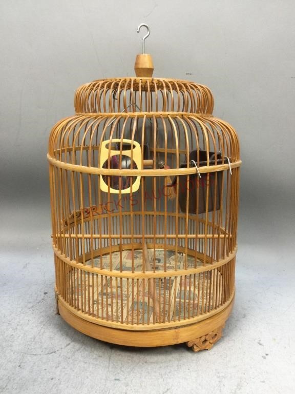 Wooden Bird Cage