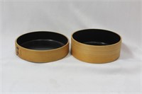 Lot of 2 Lacquer Trays